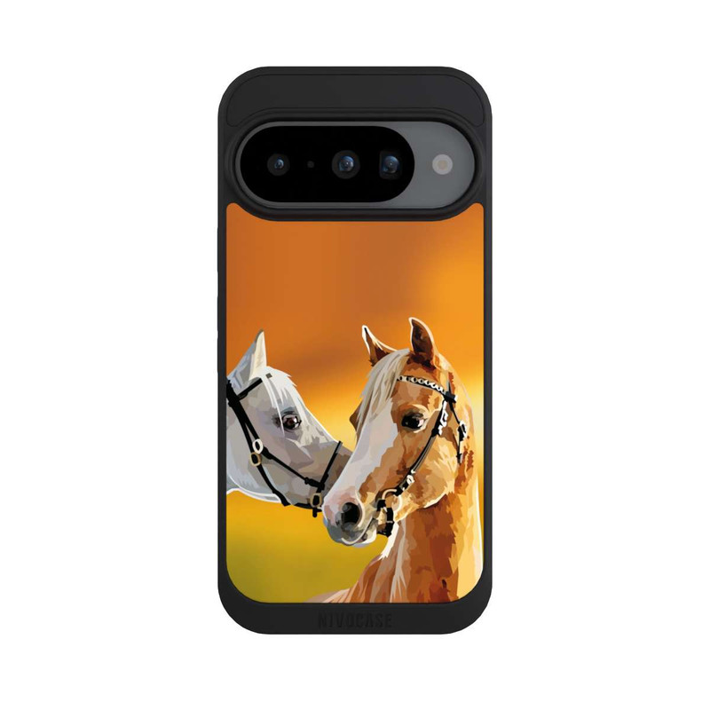 Pixel 10 NIVOpure Pferde Zusammen