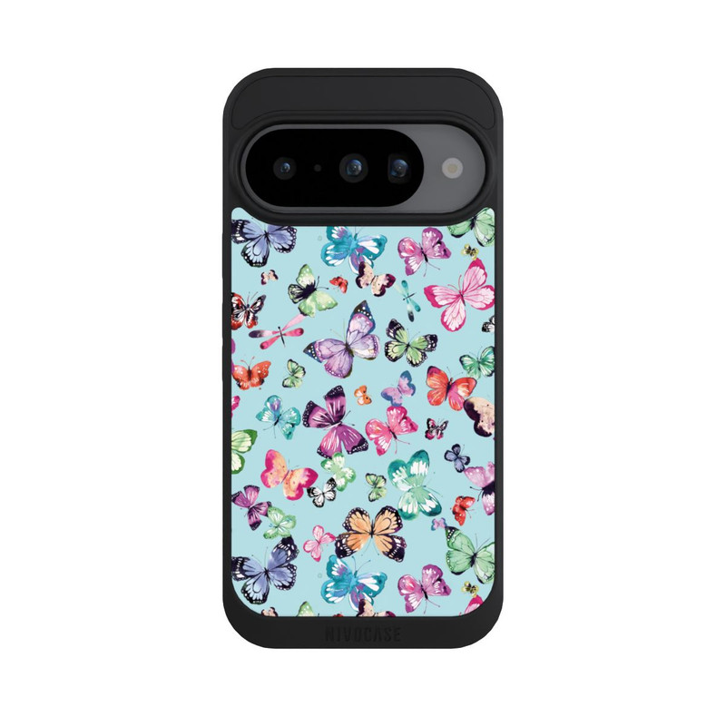 Pixel 10 NIVOpure Butterflies Pink Orange Blue