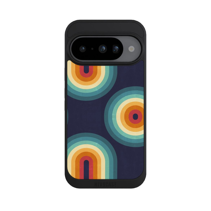 Pixel 10 NIVOpure Double Rainbow on Blue