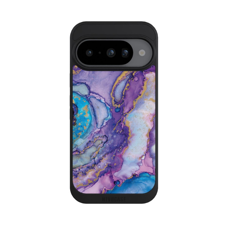 Pixel 10 NIVOpure Strudel lila und blau