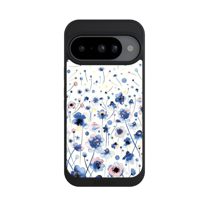Pixel 10 NIVOpure Watercolor Ink Blue Flowers