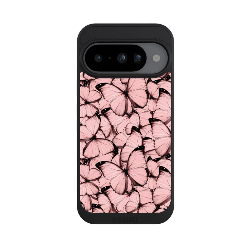 Pixel 10 NIVOpure Rosa Schmetterling-Muster