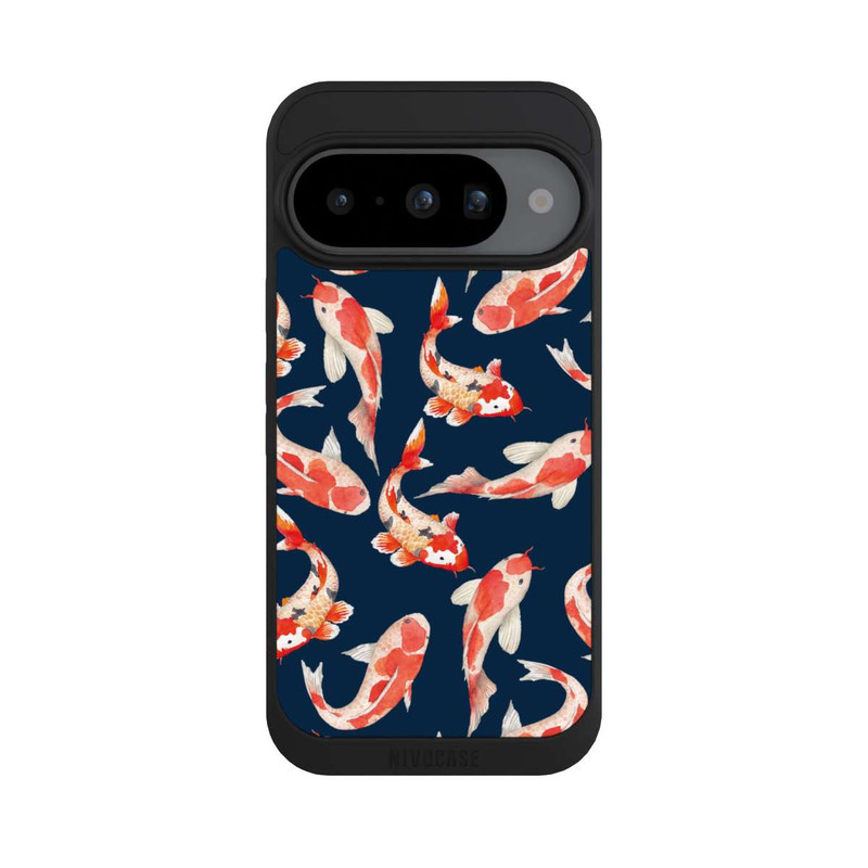 Pixel 10 NIVOpure Poisson corail sur fond bleu