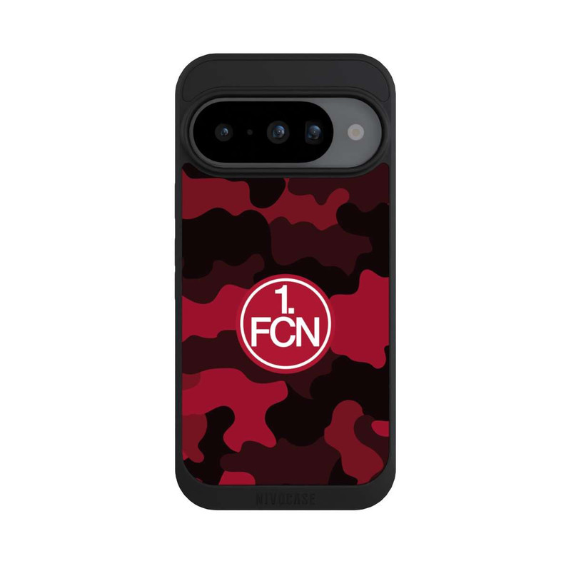 Pixel 10 NIVOpure FCN Logo Weiß in Roter Tarnung