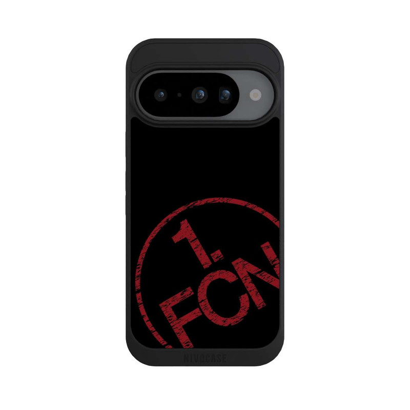 Pixel 10 NIVOpure FCN Logo Rot Texture in Hintergrund Schwarz