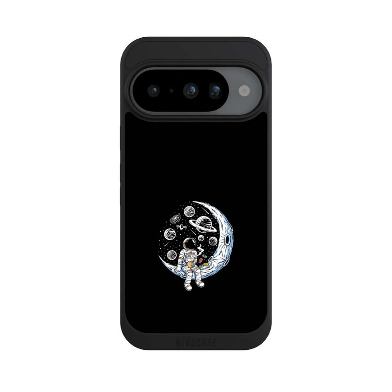 Pixel 10 NIVOpure Astronaut Drinking Coffee
