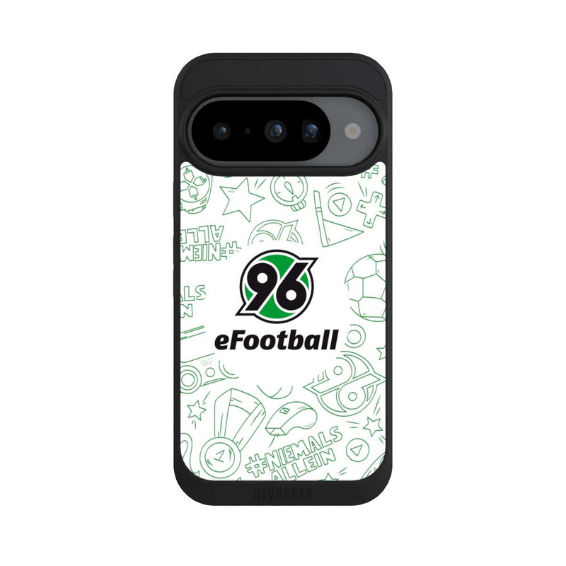 Pixel 10 NIVOpure Hannover 96 Football Pattern Design White