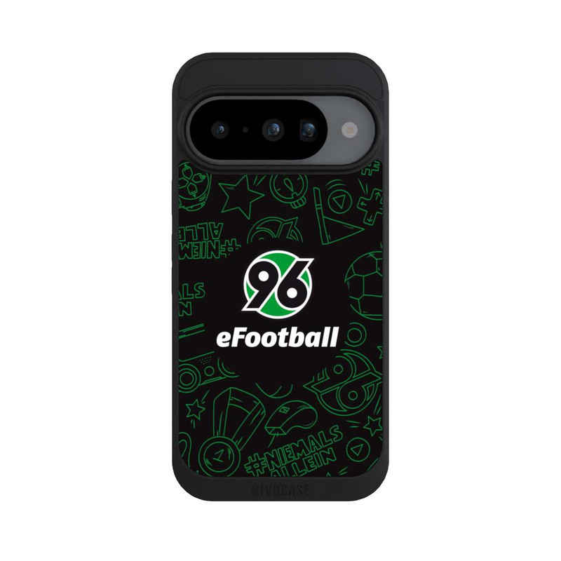 Pixel 10 NIVOpure Hannover 96 Football Pattern Design Black