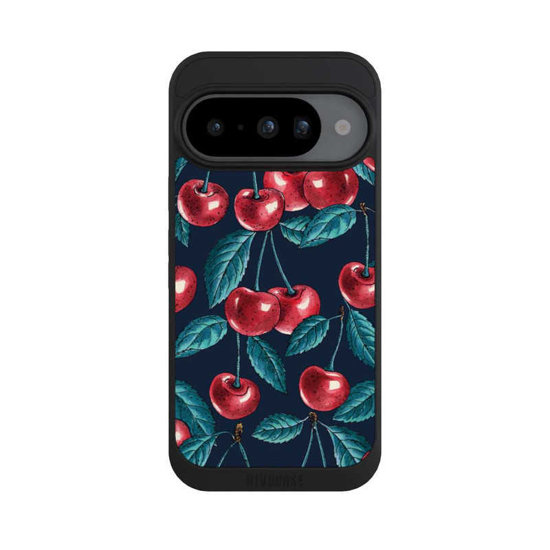 Pixel 10 NIVOpure Kirschen Dunkles Muster