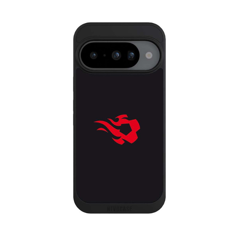 Pixel 10 NIVOpure Belgian Red Flames Schwarz