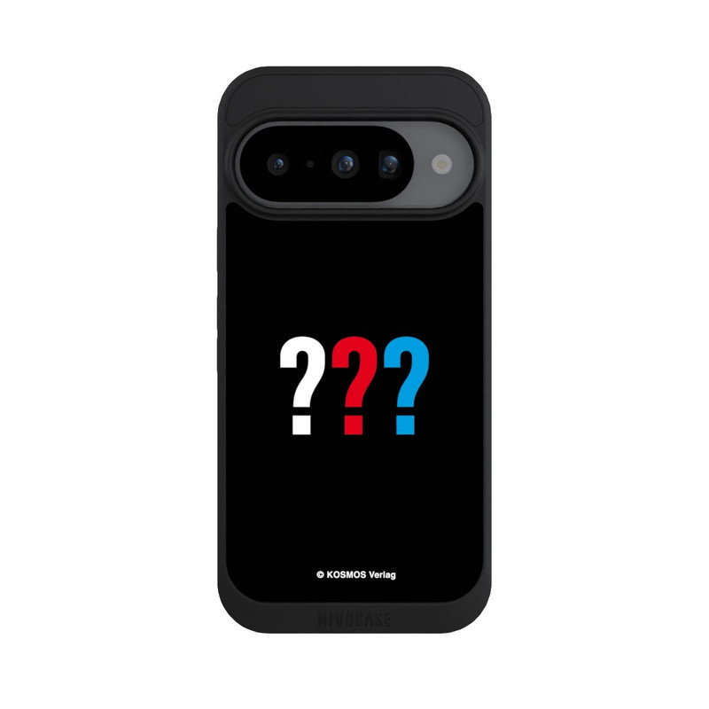 Pixel 10 NIVOpure Drei Fragezeichen Logo