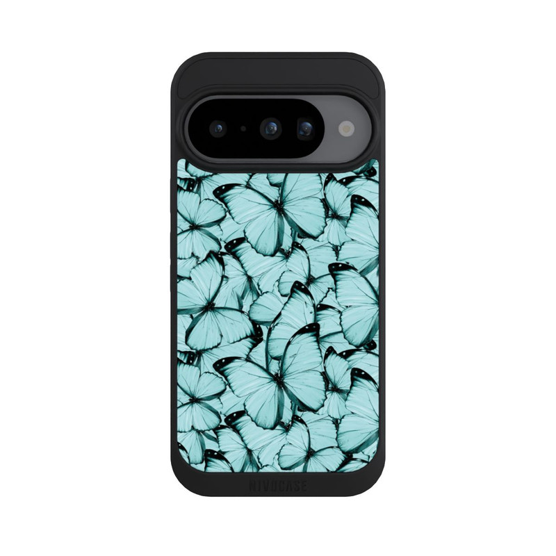 Pixel 10 NIVOpure Teal Butterflies