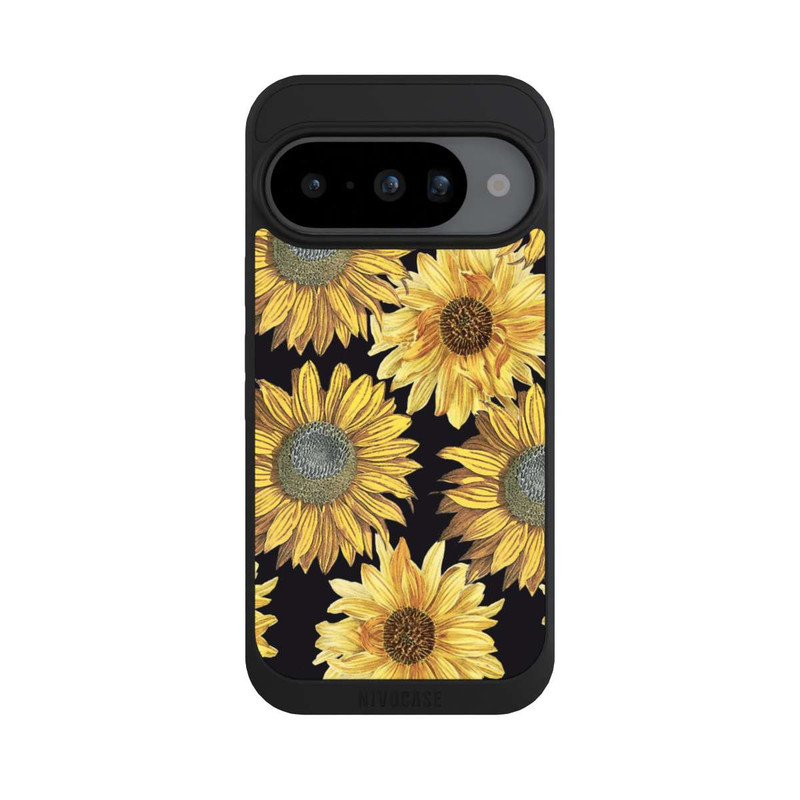 Pixel 10 NIVOpure Retro-Sonnenblumen