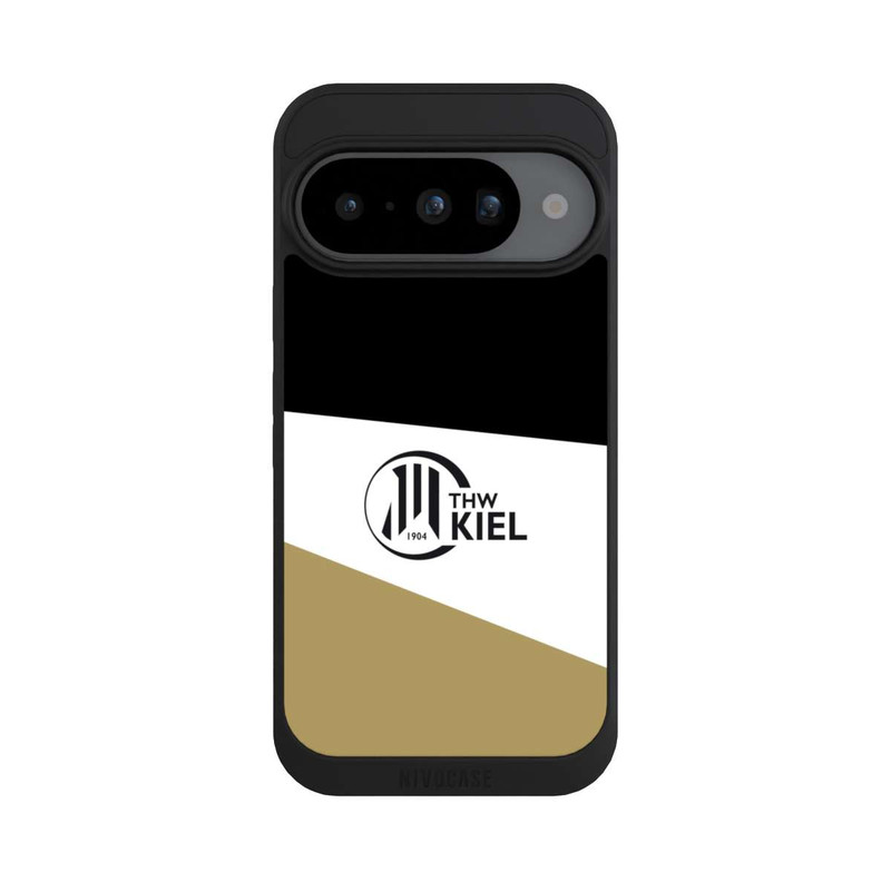 Pixel 10 NIVOpure THW Kiel Streifen Schwarz Weiss Gold