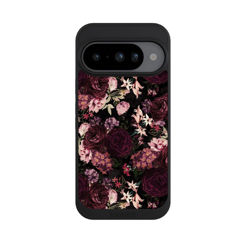 Pixel 10 NIVOpure Fond Fleur Violet Foncé