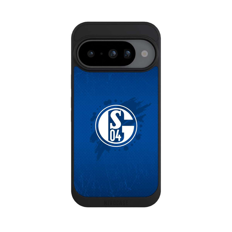 Pixel 10 NIVOpure Schalke 04 Farbe Fleck Blau