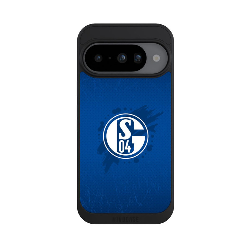 Pixel 10 NIVOpure Schalke 04 Farbe Fleck Blau