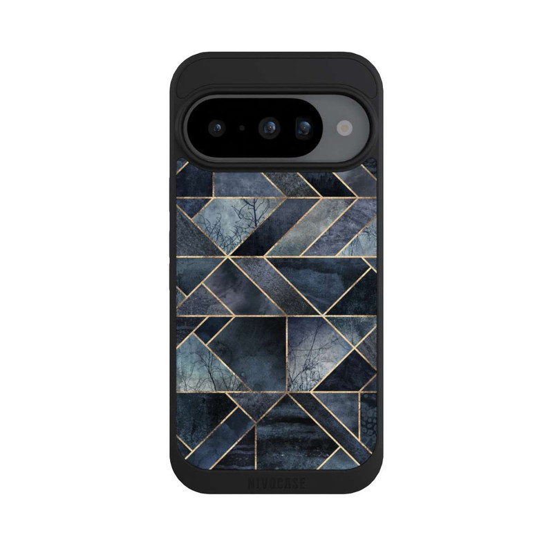Pixel 10 NIVOpure Abstraktes Natur-Dunkelblau