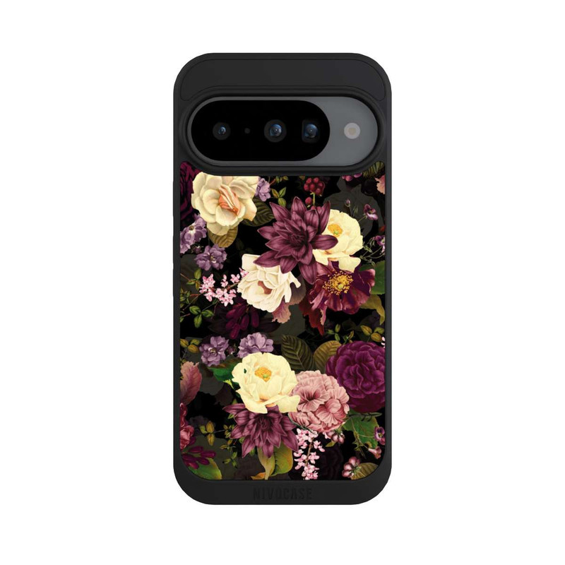 Pixel 10 NIVOpure Dunkle Blumen Bienen