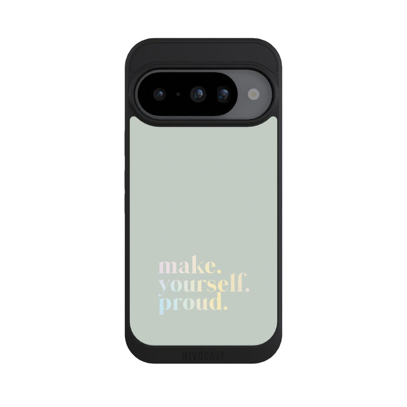Pixel 10 NIVOpure Make Yourself Proud Quote-Mint and Gradient