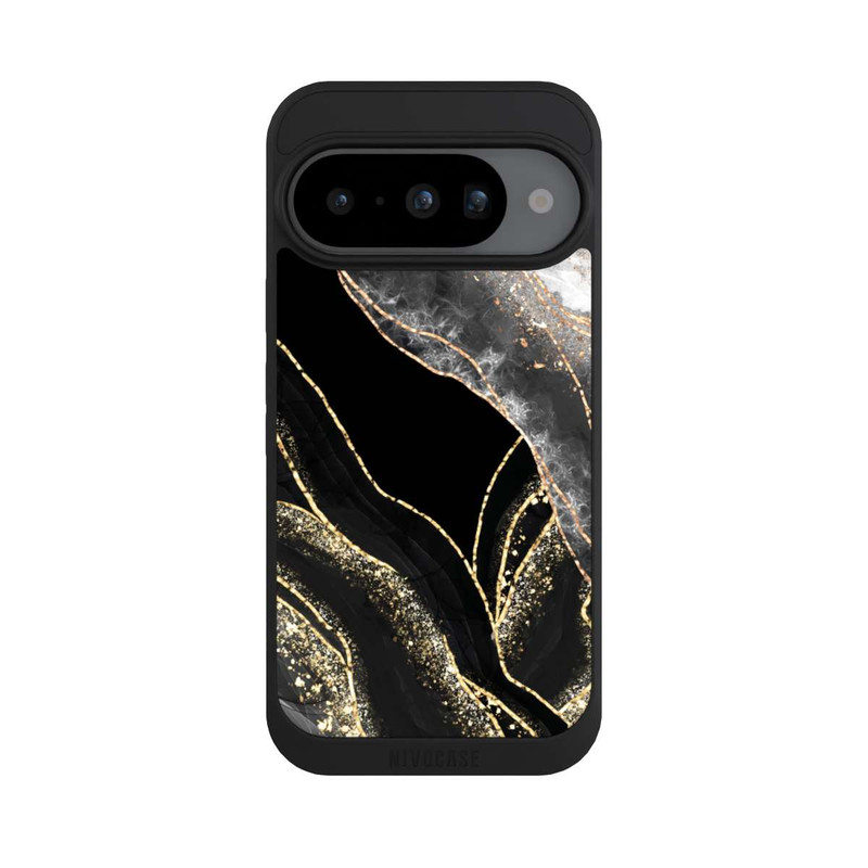 Pixel 10 NIVOpure Dunkler Marmor Gold