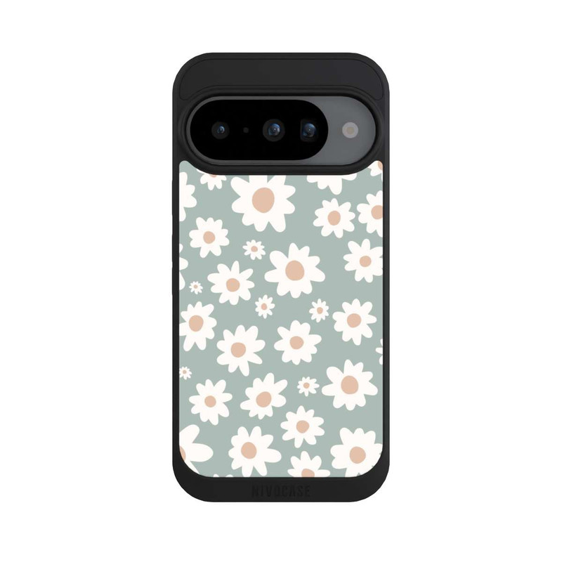 Pixel 10 NIVOpure Marguerites Pattern Vert