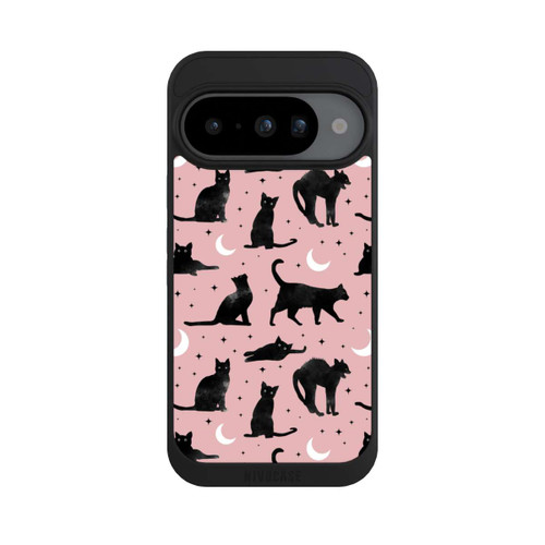 Google Pixel 10 NIVOpure Katzen und Mond auf Rosa