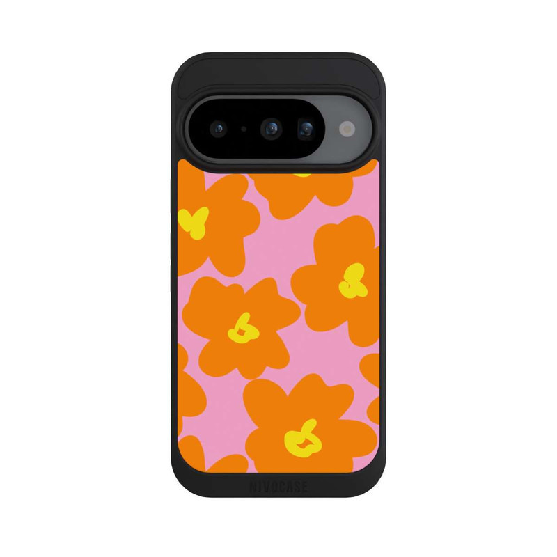 Pixel 10 NIVOpure Fleurs Rétro Rose & Orange