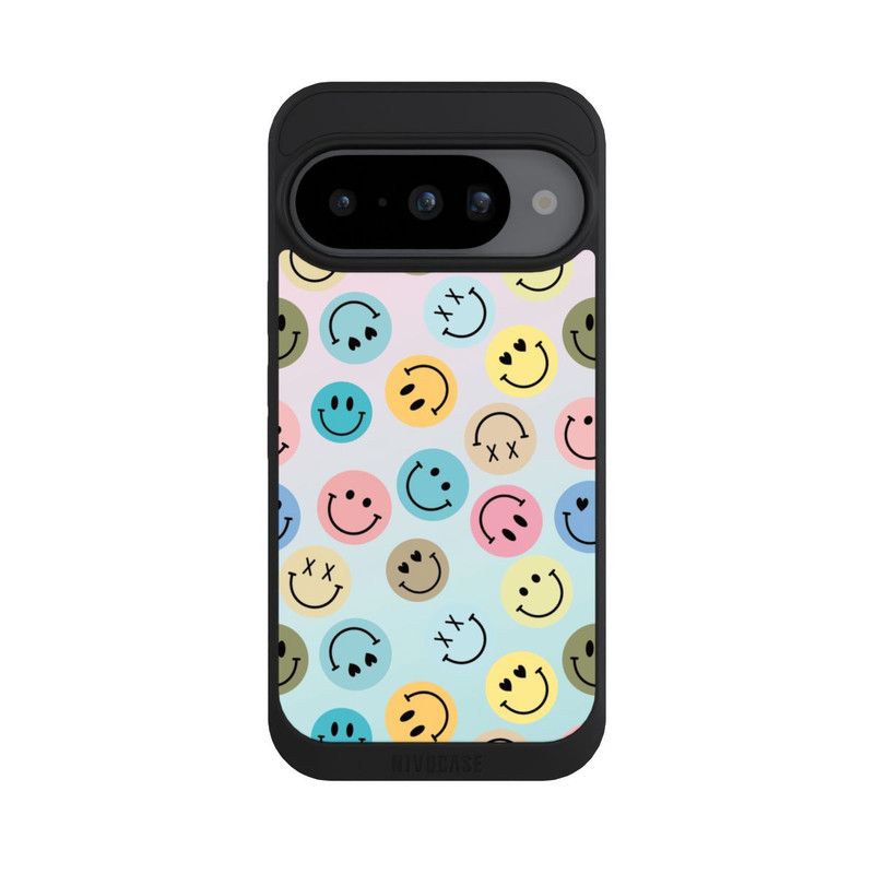 Pixel 10 NIVOpure Smiles Emotes Pattern Colorful
