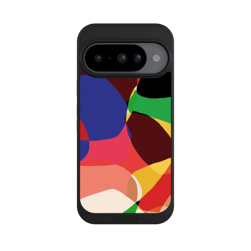 Pixel 10 NIVOpure Bunte Retro-Formen Hintergrund