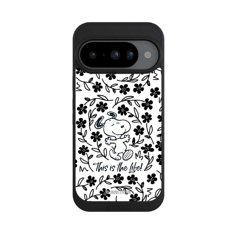 Pixel 10 NIVOpure Snoopy This Is The Life Noir & Blanc