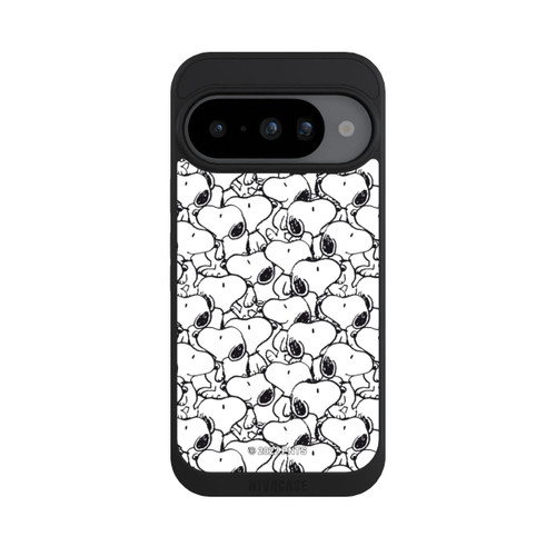 Google Pixel 10 NIVOpure Snoopy Muster Schwarz und Weiß