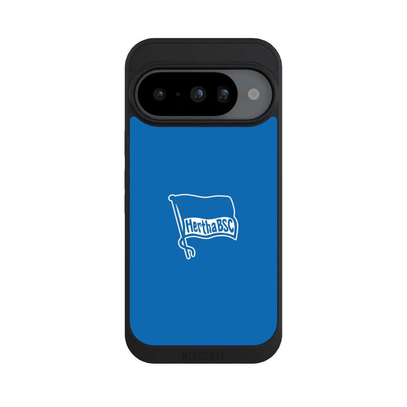 Pixel 10 NIVOpure Hertha BSC Blauer Hintergrund