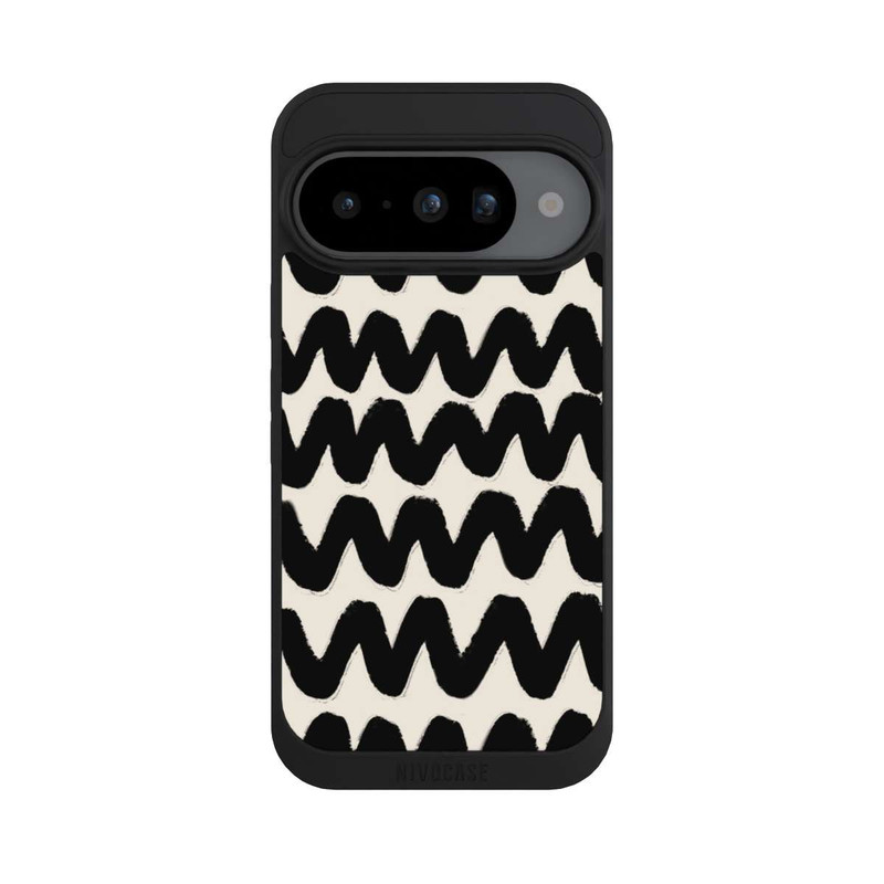 Pixel 10 NIVOpure Vagues Noires Pattern