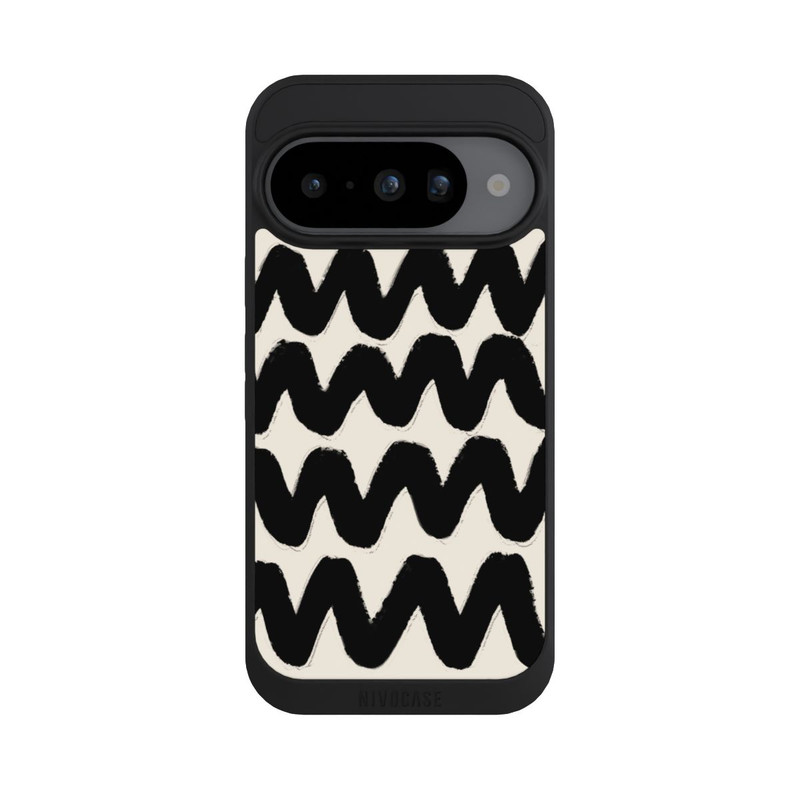 Pixel 10 NIVOpure Black Waves Pattern