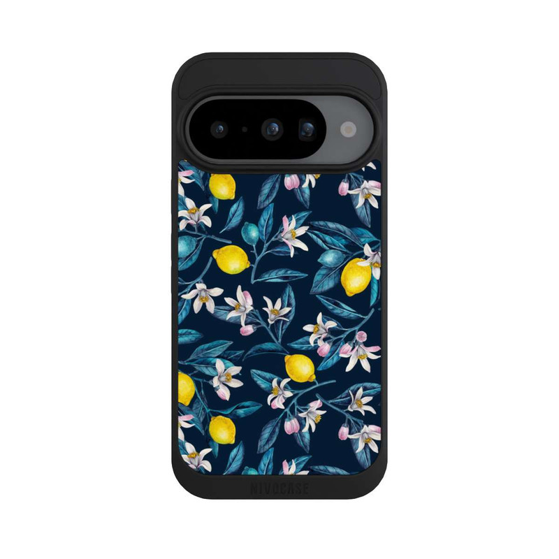 Pixel 10 NIVOpure Zitronen und Blüten dunkel