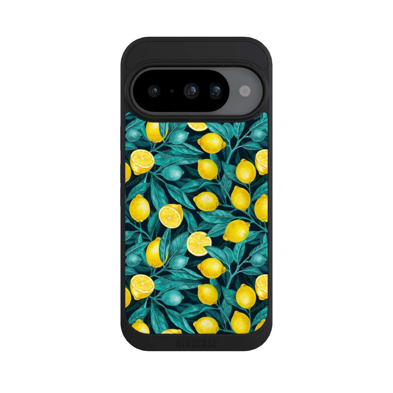 Pixel 10 NIVOpure Zitronen und Blätter dunkel