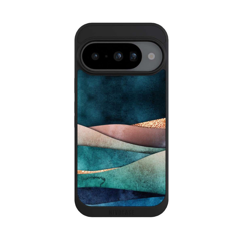 Pixel 10 NIVOpure Vagues bleu-or