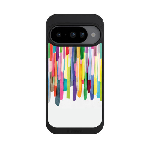 Google Pixel 10 NIVOpure Bunte Streifen Weißer Hintergrund