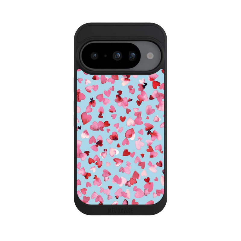 Pixel 10 NIVOpure Valentinstagsherzen in rosa blau