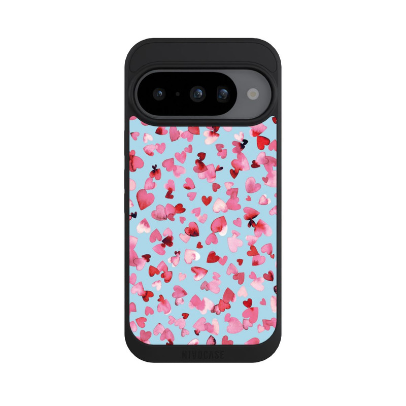 Pixel 10 NIVOpure Valentines Love Hearts Pink Blue