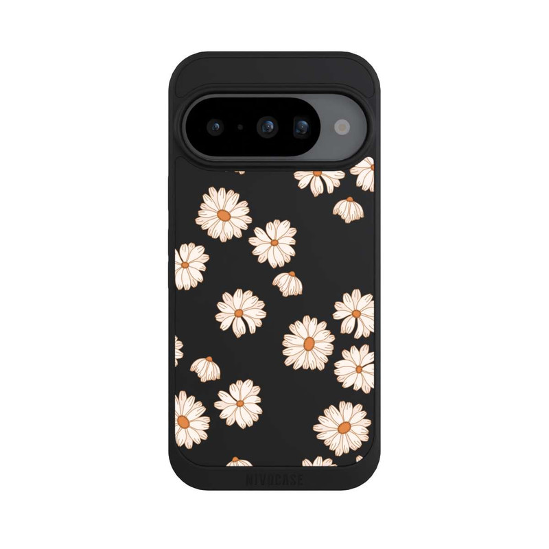 Pixel 10 NIVOpure Flowerpower Tapete Weiss