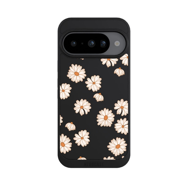 Pixel 10 NIVOpure Flowerpower Tapete Weiss