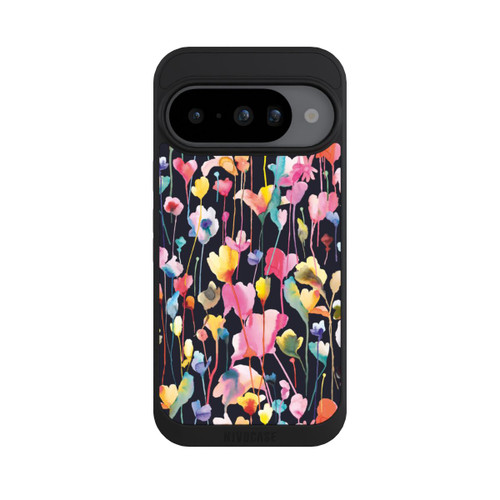 Google Pixel 10 NIVOpure Wildblumen schwarz