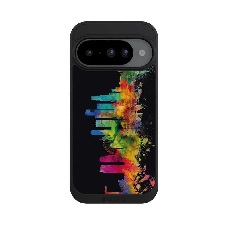 Pixel 10 NIVOpure Ligne d'horizon de Singapour noire