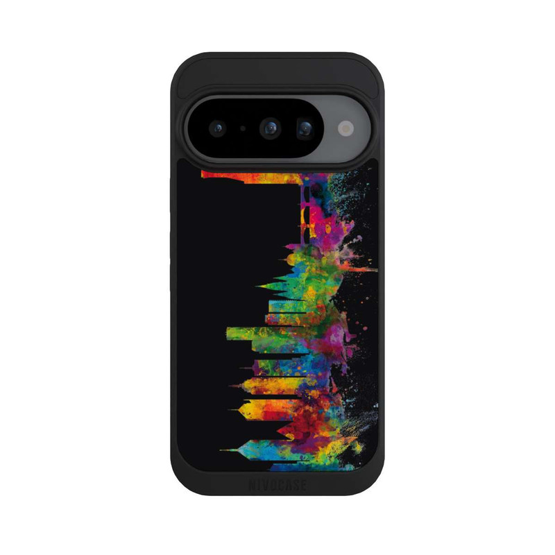 Pixel 10 NIVOpure Melbourne Australien Skyline Schwarz