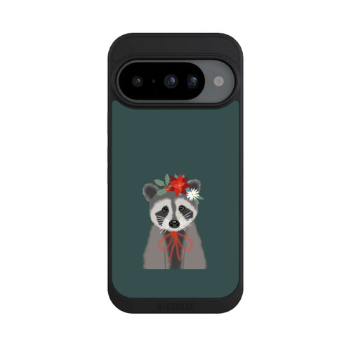 Google Pixel 10 NIVOpure weihnachtlicher Waschbär