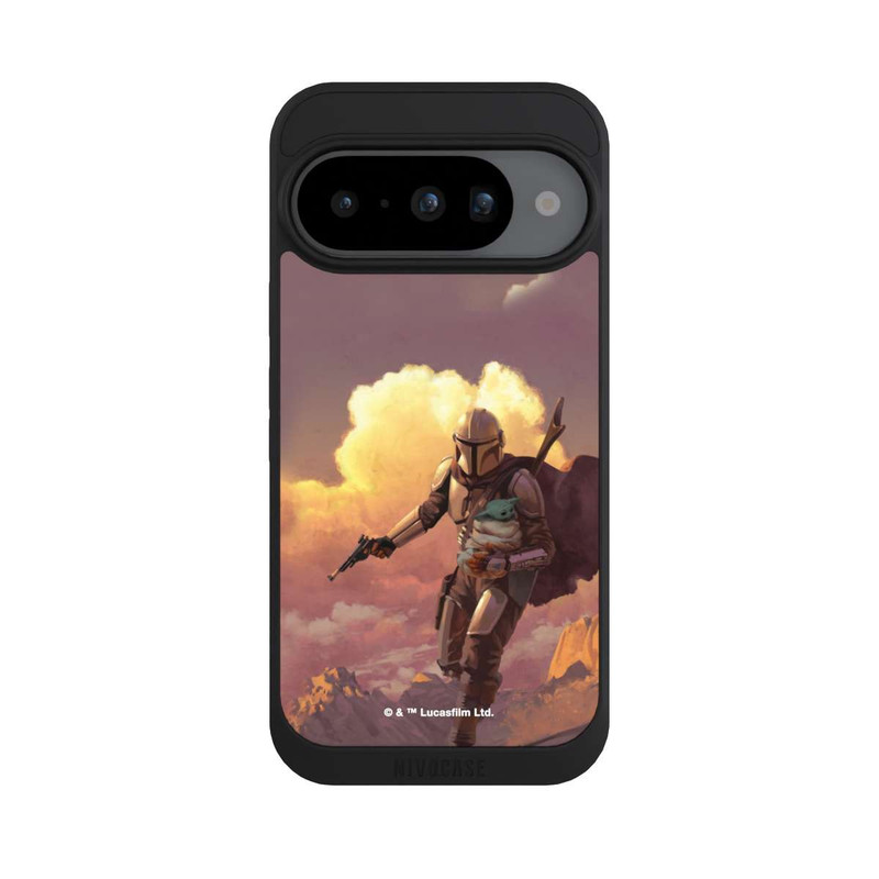 Pixel 10 NIVOpure Der Mandalorianer und Grogu Sonnenguntergang Wolken