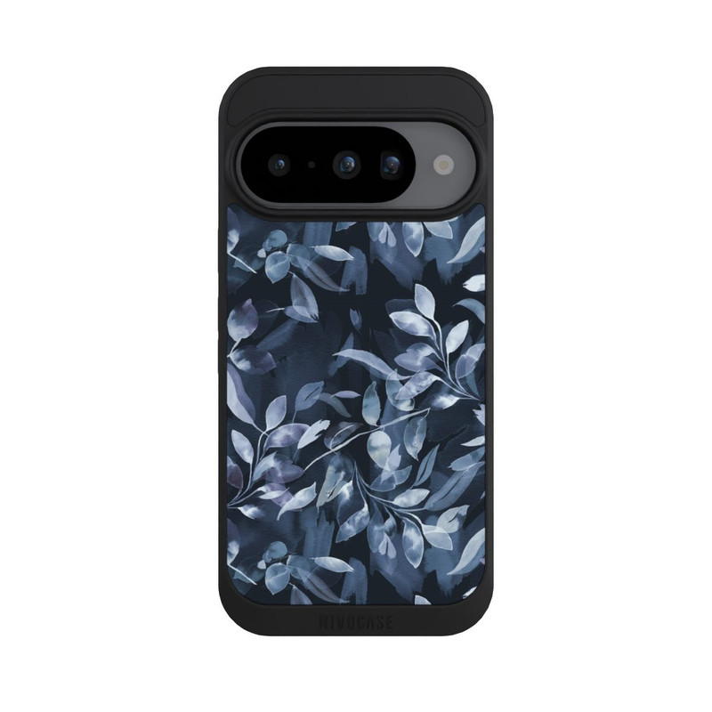Pixel 10 NIVOpure Aquarelle Feuilles Mystiques Marine