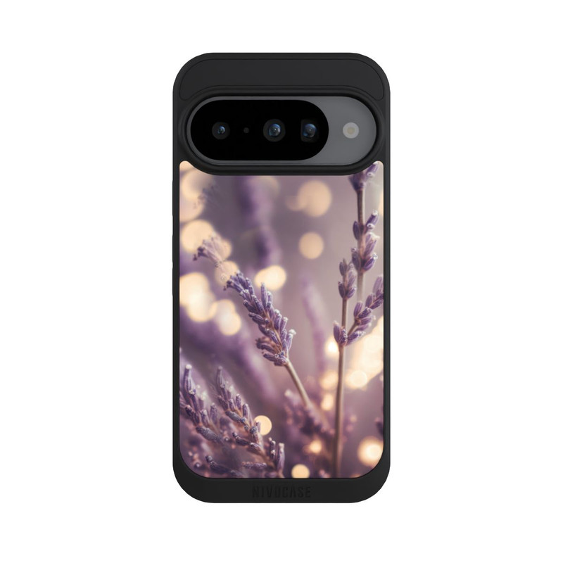 Pixel 10 NIVOpure Lavender Close Up with AI
